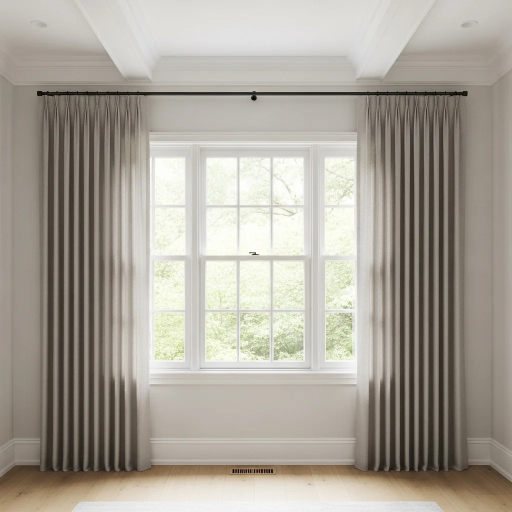 Curtains Hung High and Wide