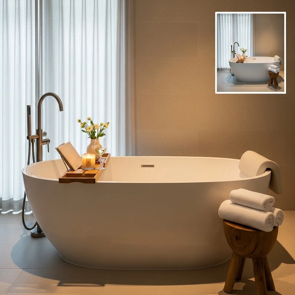 Focus on the Bathtub as a Centerpiece