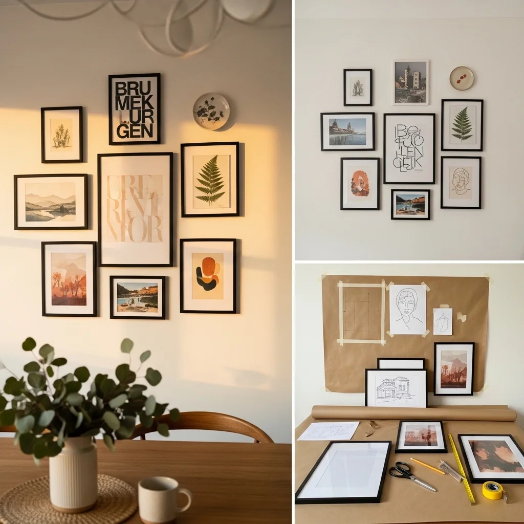 Gallery Walls: How to Do Them Without Making a Mess