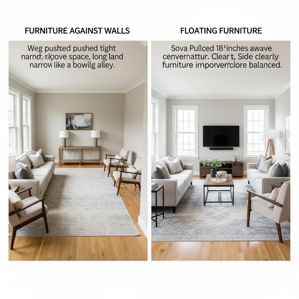 Layout Strategy #2: The Floating Furniture Approach