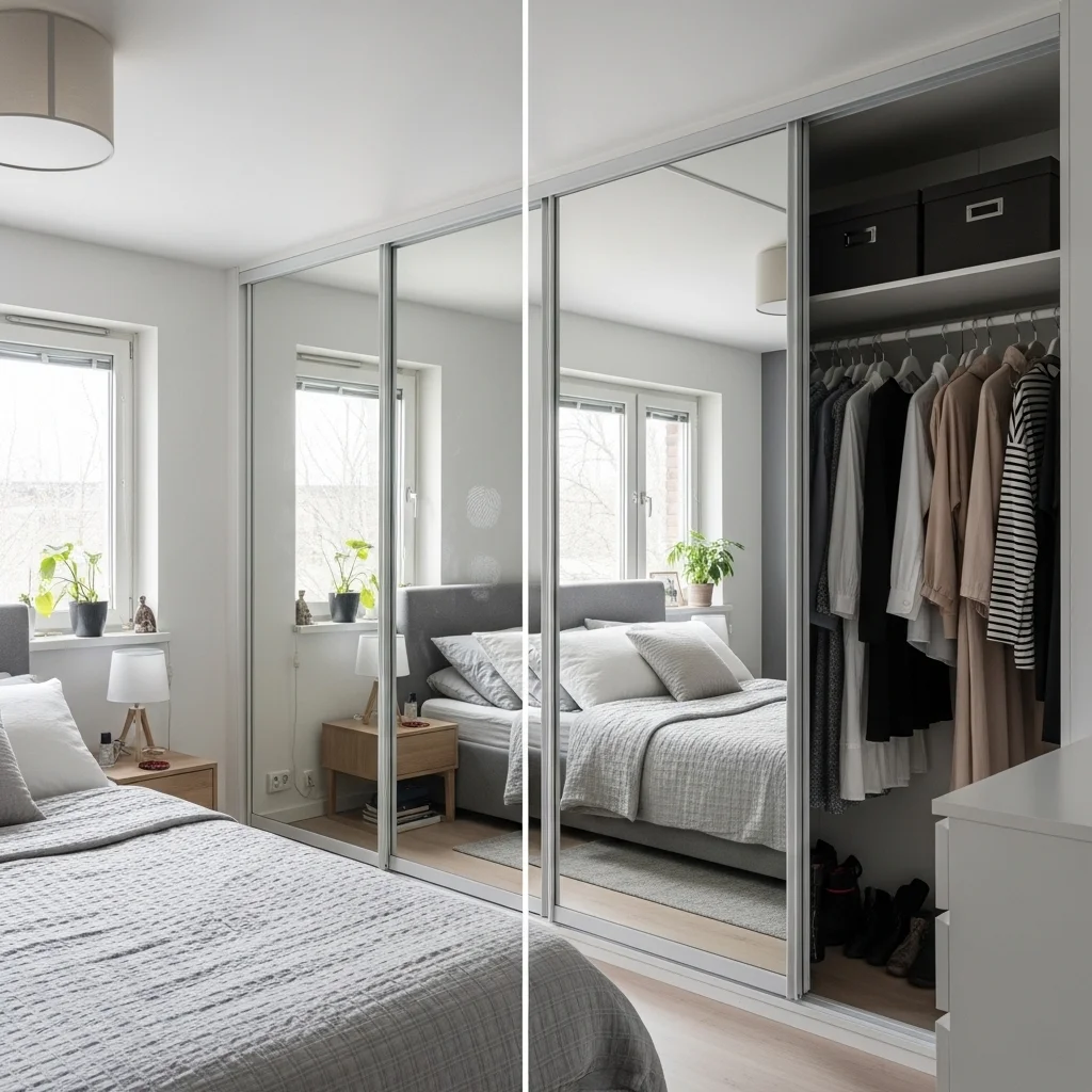 Mirrored Wardrobes: The Optical Illusion That Works