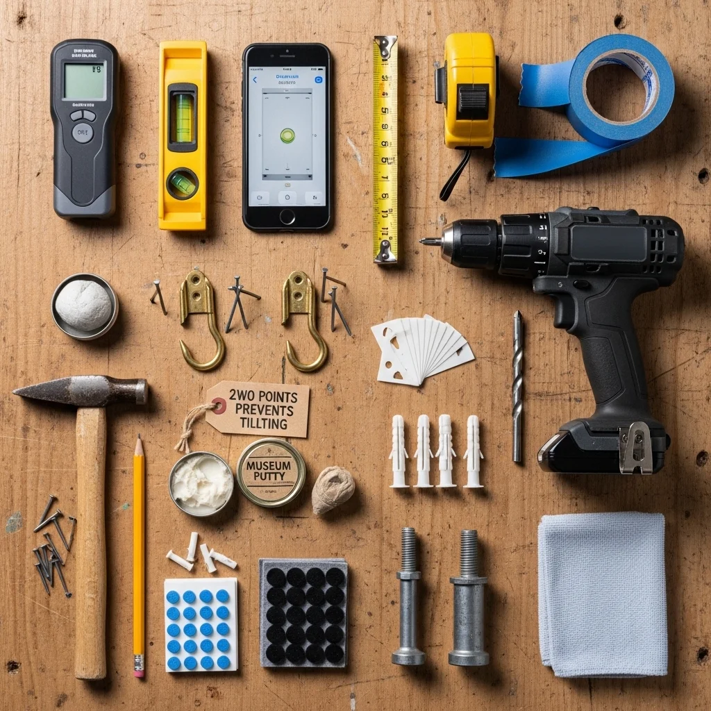 Practical Toolkit: What You Actually Need to Hang Art Well