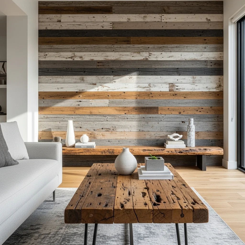 Reclaimed Wood Furniture and Accent Walls