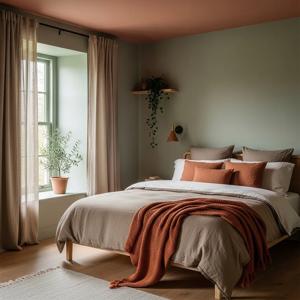 Sage Green and Soft Clay