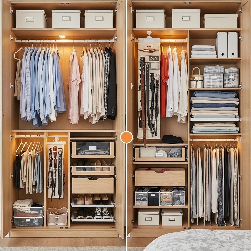 Smart Internal Organization: Making Small Wardrobes Hold More