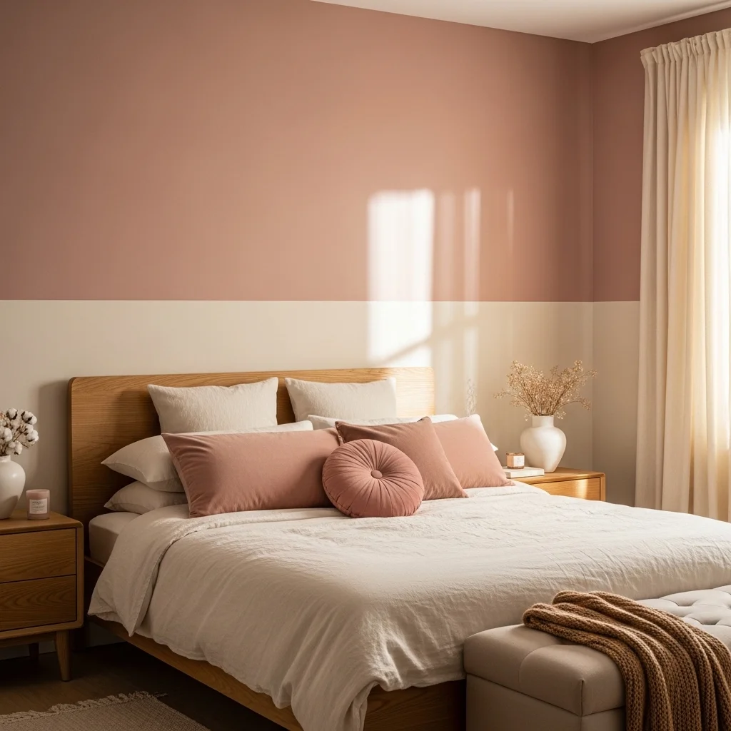 Soft Blush and Cream