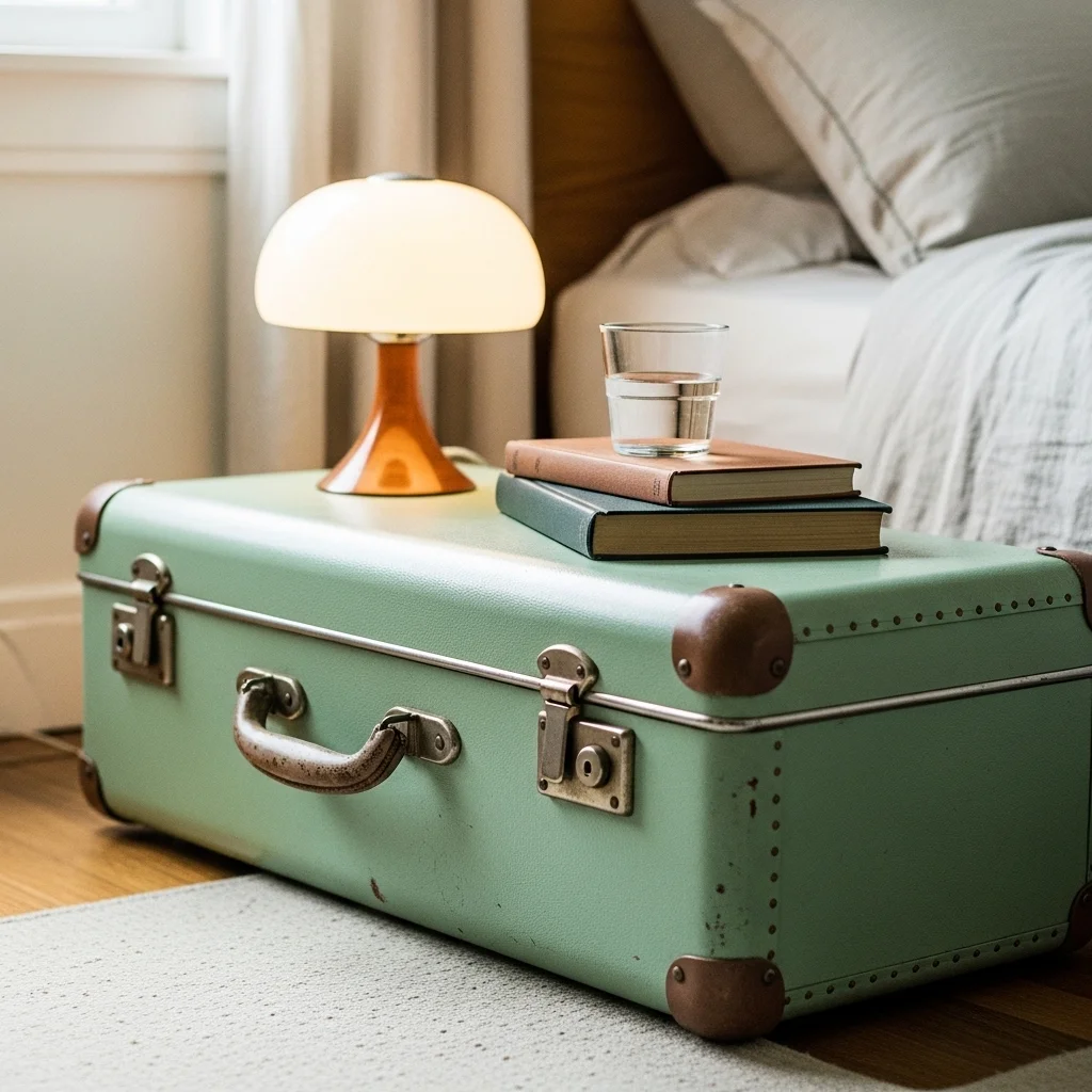Vintage Suitcase Storage
