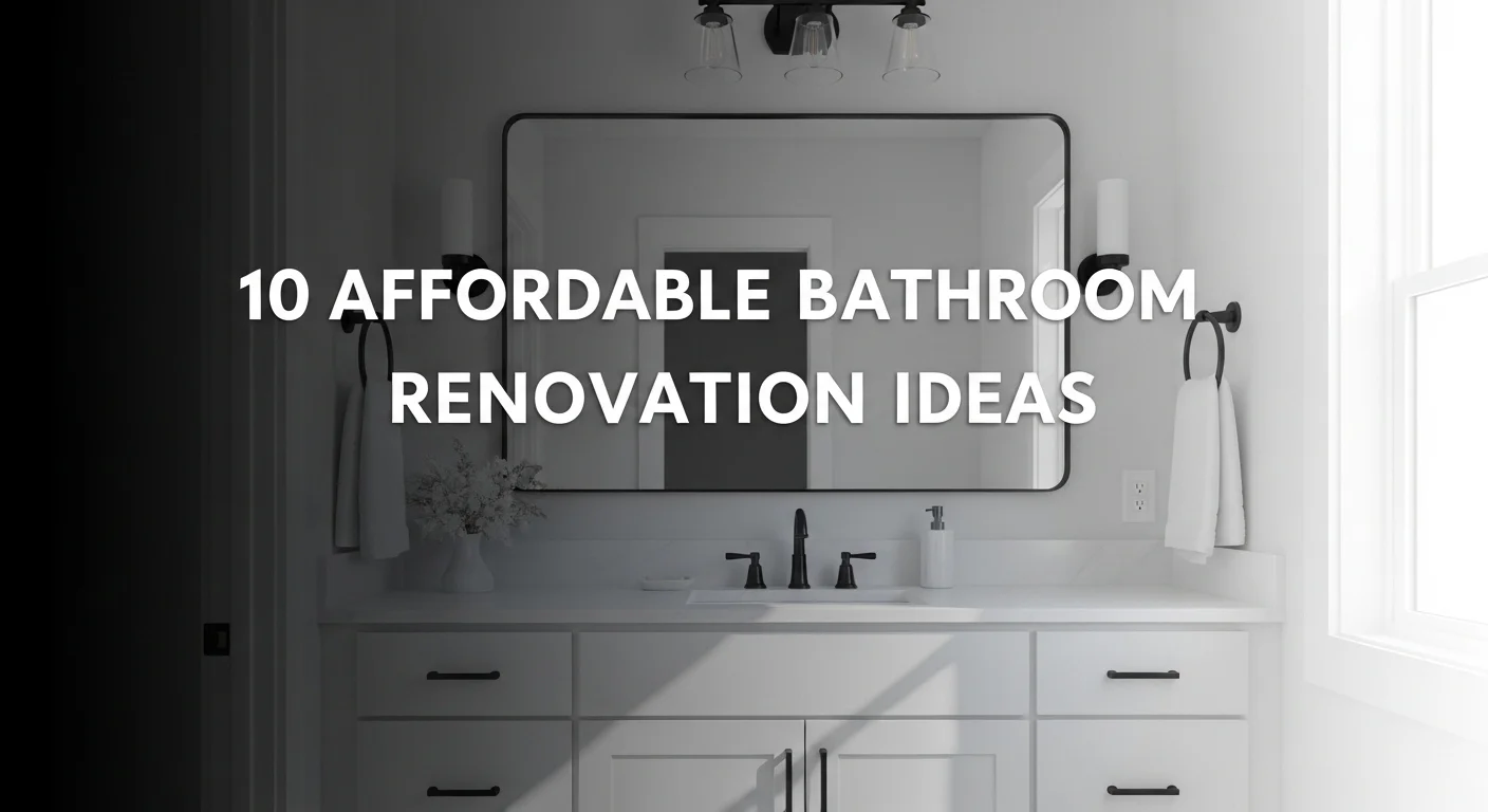 10 Affordable Bathroom Renovation Ideas