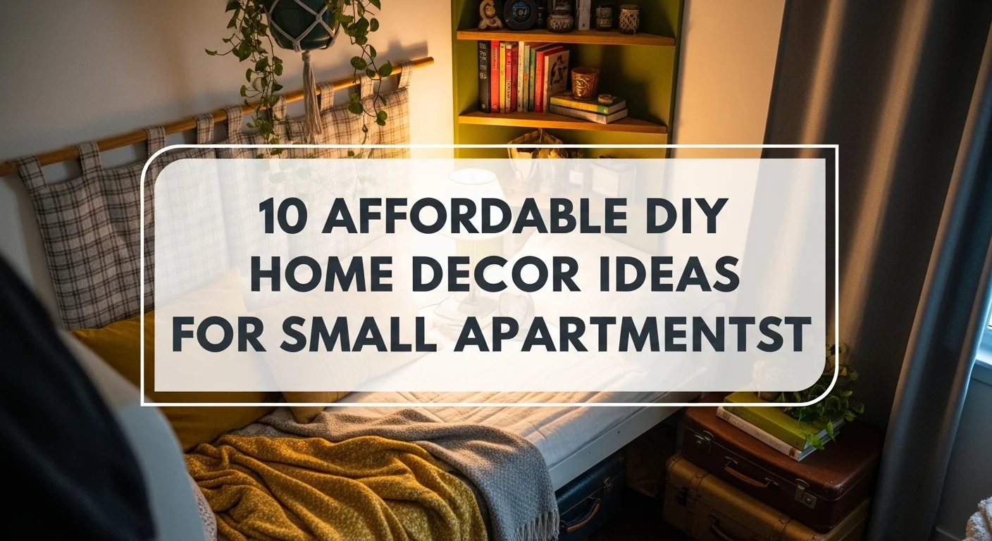 10 Affordable DIY Home Decor Ideas for Small Apartments