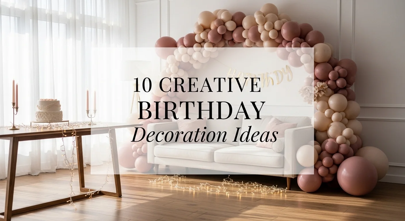 10 Creative Birthday Decoration Ideas