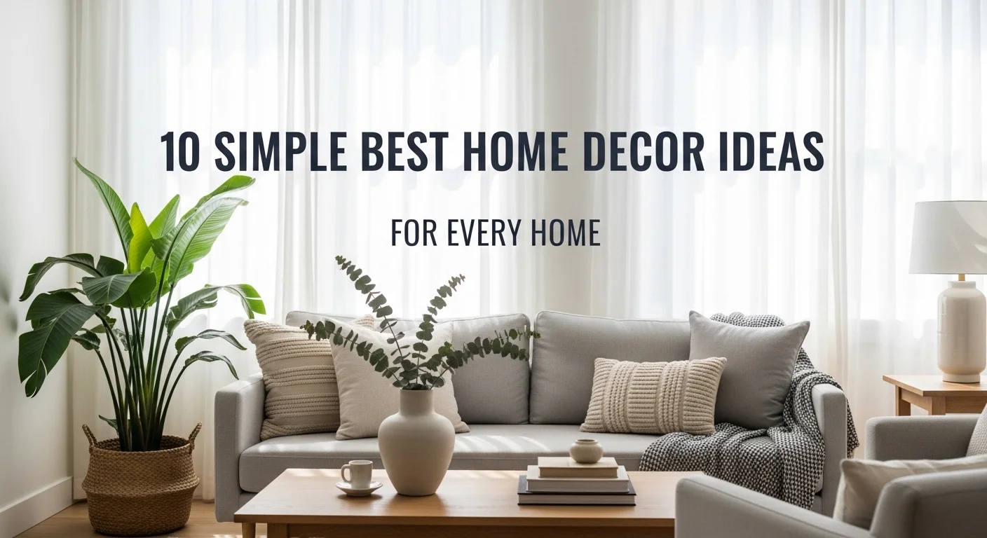 10 Simple Best Home Decor Ideas for Every Home