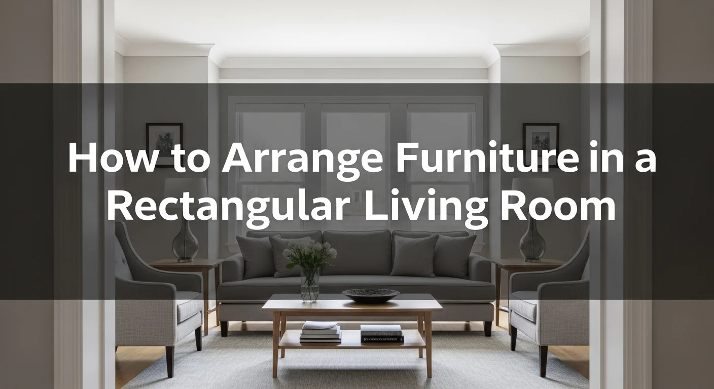 How to Arrange Furniture in a Rectangular Living Room