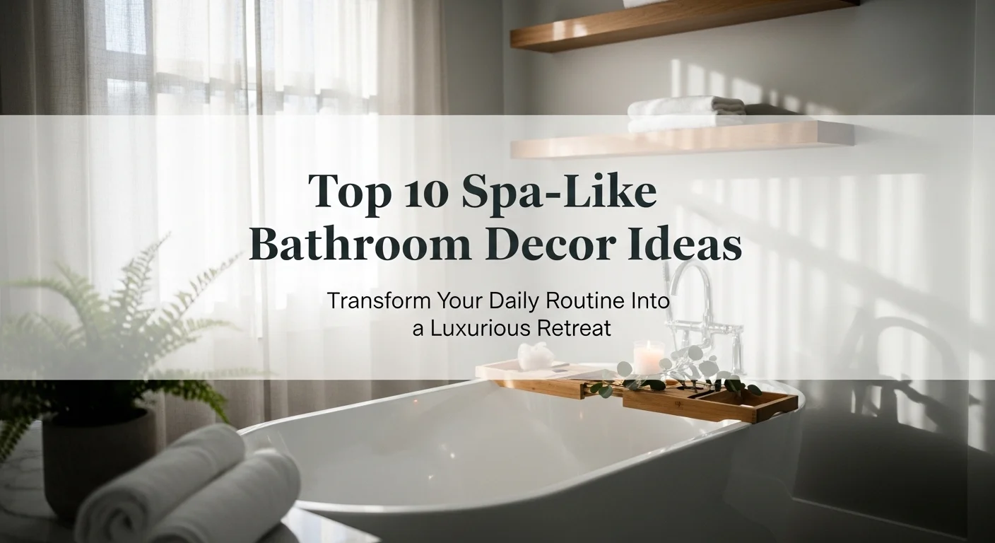 Top 10 Spa-Like Bathroom Decor Ideas